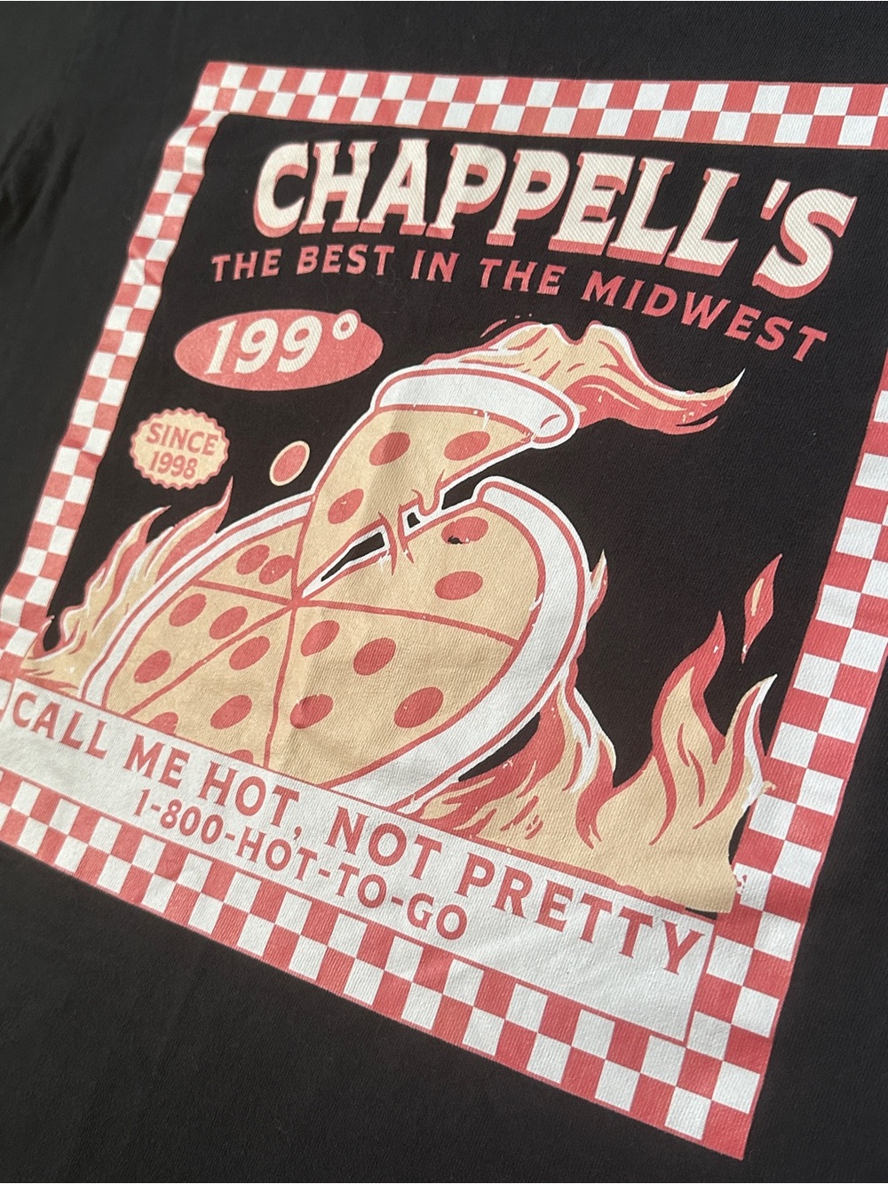 Chappell Roan Concert Tour Tshirt Chappell’s Pizza Graphic Tee M